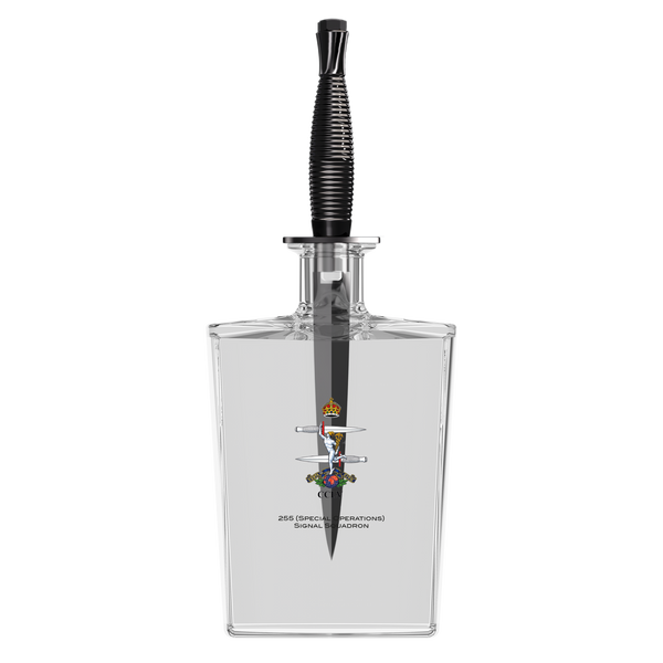 255 - Commando Dagger Black - Luxury Square Decanter