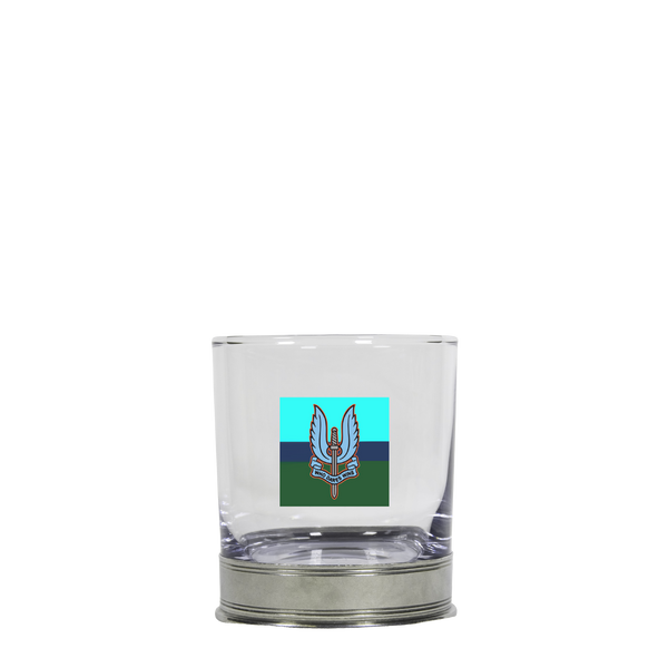 SFCA - Pewter Bottom Whisky Glass