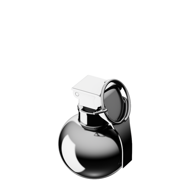 Frag Pin Grenade Flask Stainless Steel