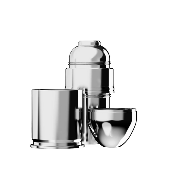 Welsh Guards 40mm High Explosive Drinks Flask - Stainless Steel