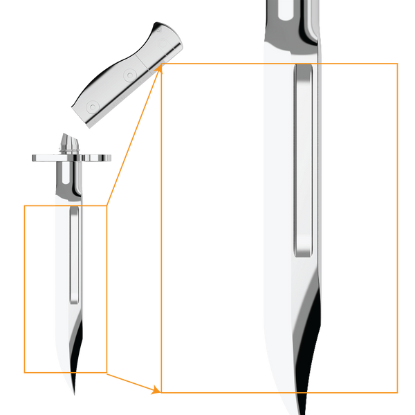 PSD - SLR Bayonet  - Luxury Square Decanter