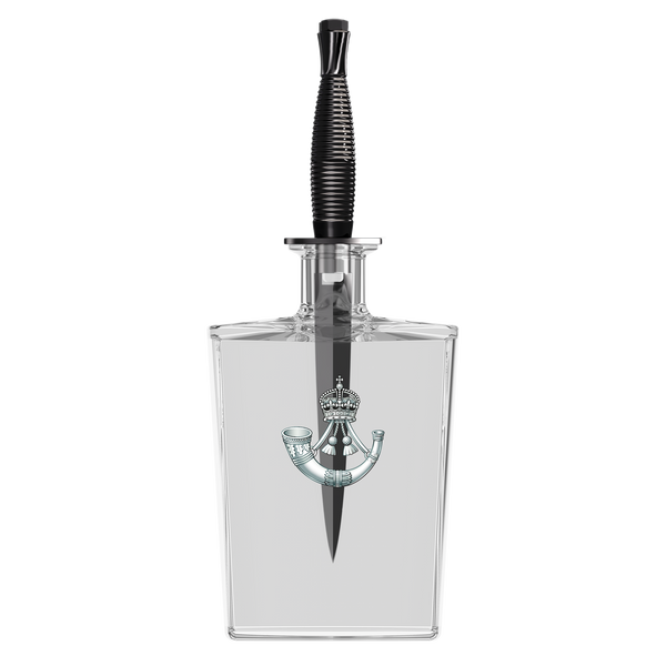 Rifles Commando Dagger Black - Luxury Square Decanter