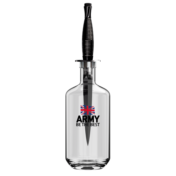 UK Infantry Commando Dagger Black - Premium Decanter