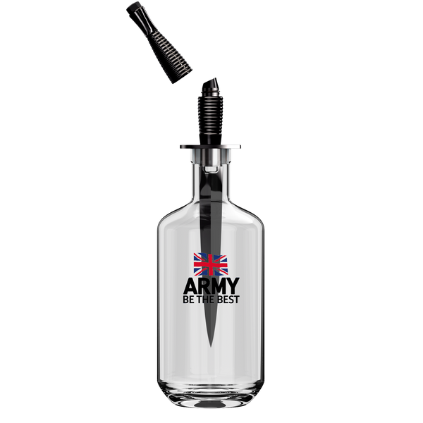 UK Infantry Commando Dagger Black - Premium Decanter