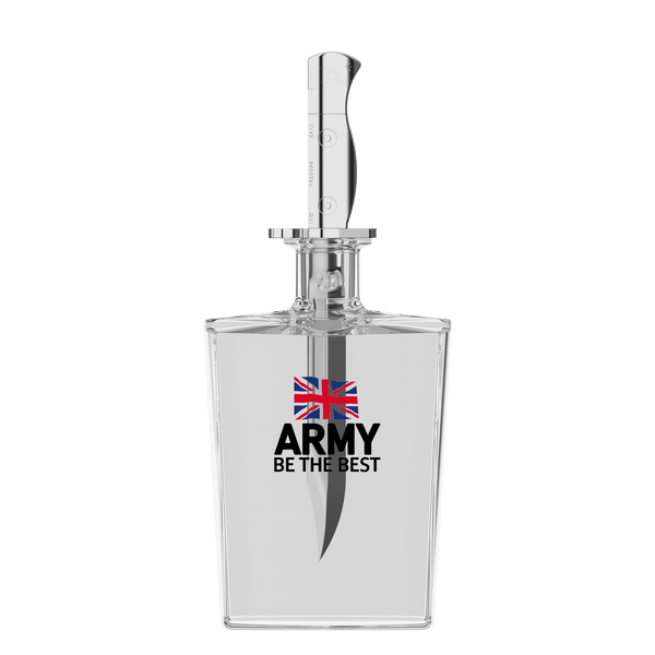 UK Infantry SLR Bayonet - Luxury Square Decanter